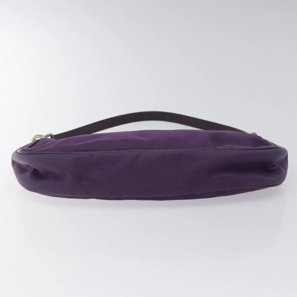 PRADA Accessory Pouch Nylon Purple Silver Auth EC719 - Picture 7 of 16